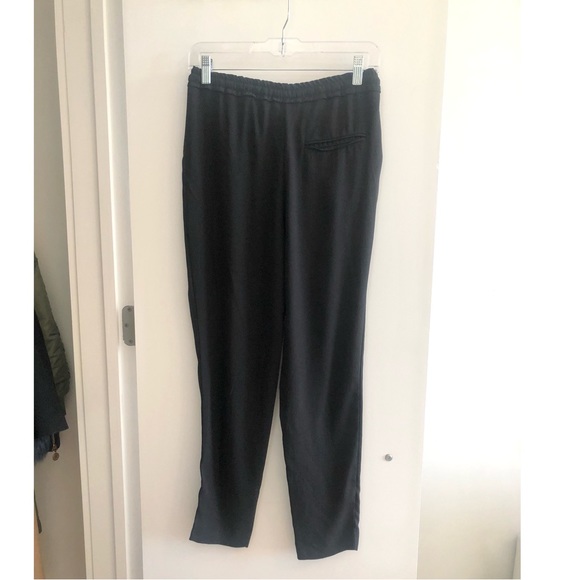 Zara Drawstring Basic Collection Black Pants - Picture 10 of 10